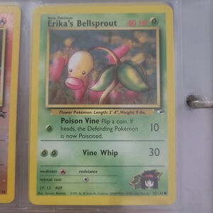 Pokemon Card Erika's Bellsprout 75/132